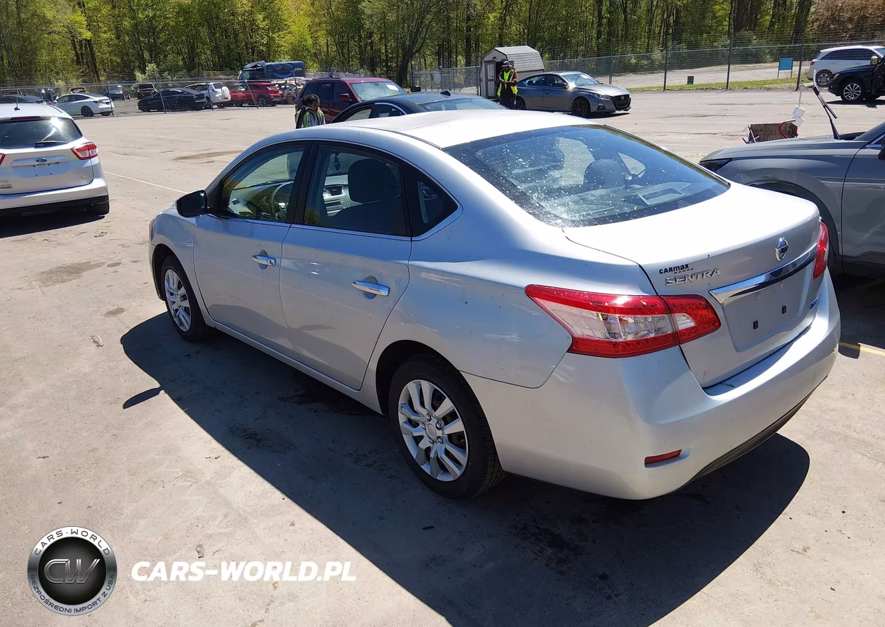2014 Nissan Sentra Sv VIN:1N4AB7AP4EN851124 - 3