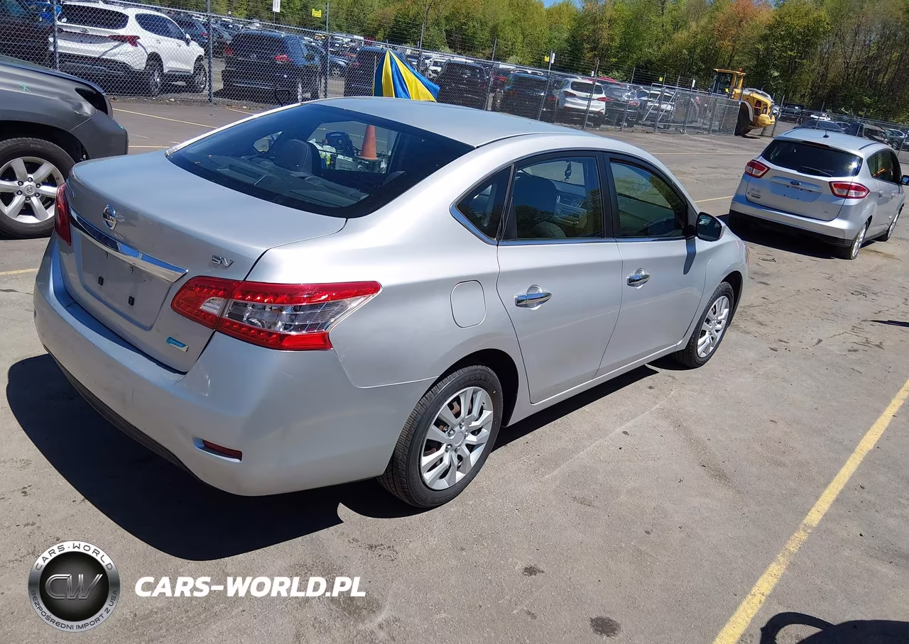 2014 Nissan Sentra Sv VIN:1N4AB7AP4EN851124 - 4