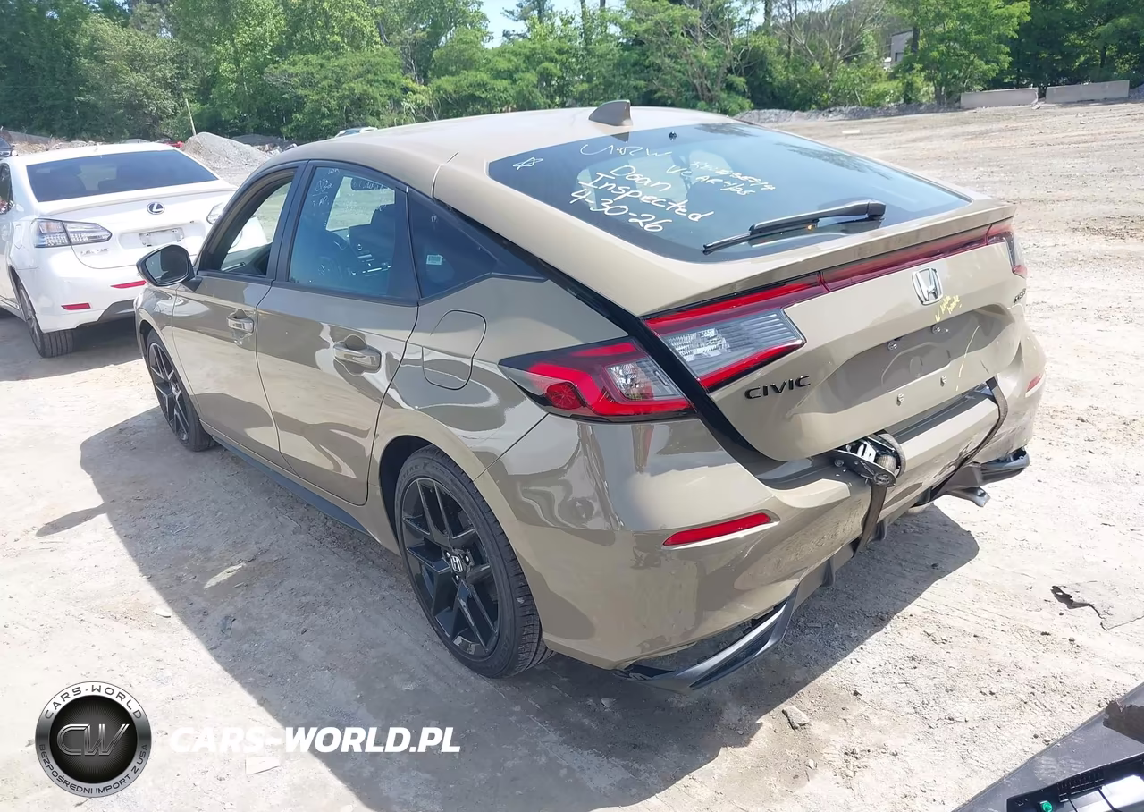 2026 Honda Civic Sport VIN:19XFL2H81TE012757 - 3