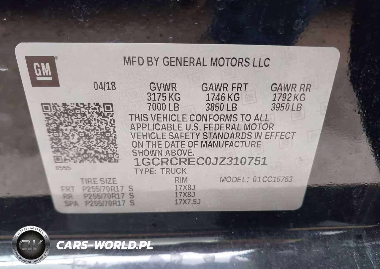 2018 Chevrolet Silverado 1500 1Lt VIN:1GCRCREC0JZ310751 - 9