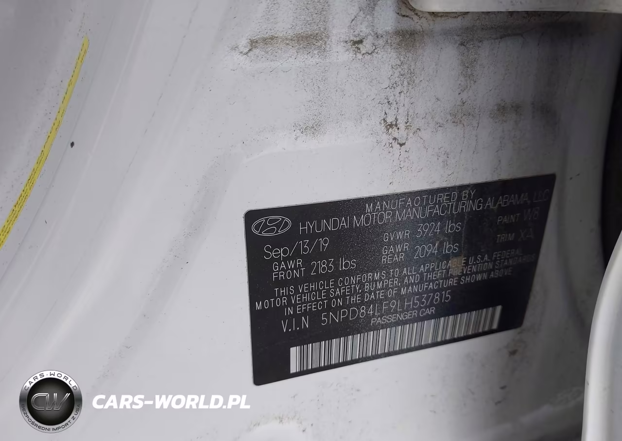 2020 HYUNDAI ELANTRA SEL VIN:5NPD84LF9LH537815 - 9