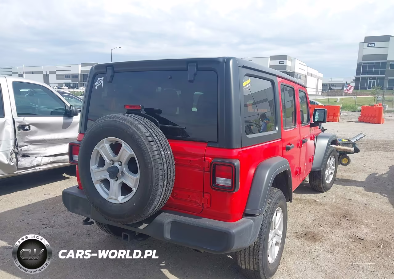 2022 Jeep Wrangler Unlimited Sport S 4X4 VIN:1C4HJXDG0NW211963 - 4