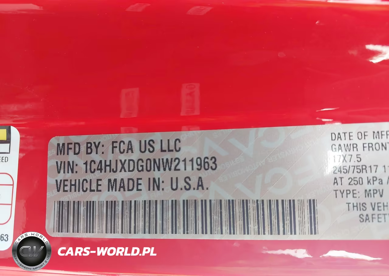 2022 Jeep Wrangler Unlimited Sport S 4X4 VIN:1C4HJXDG0NW211963 - 9