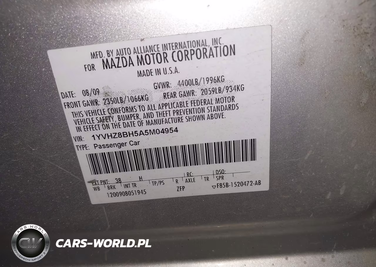 2010 Mazda Mazda6 I Sport VIN:1YVHZ8BH5A5M04954 - 9