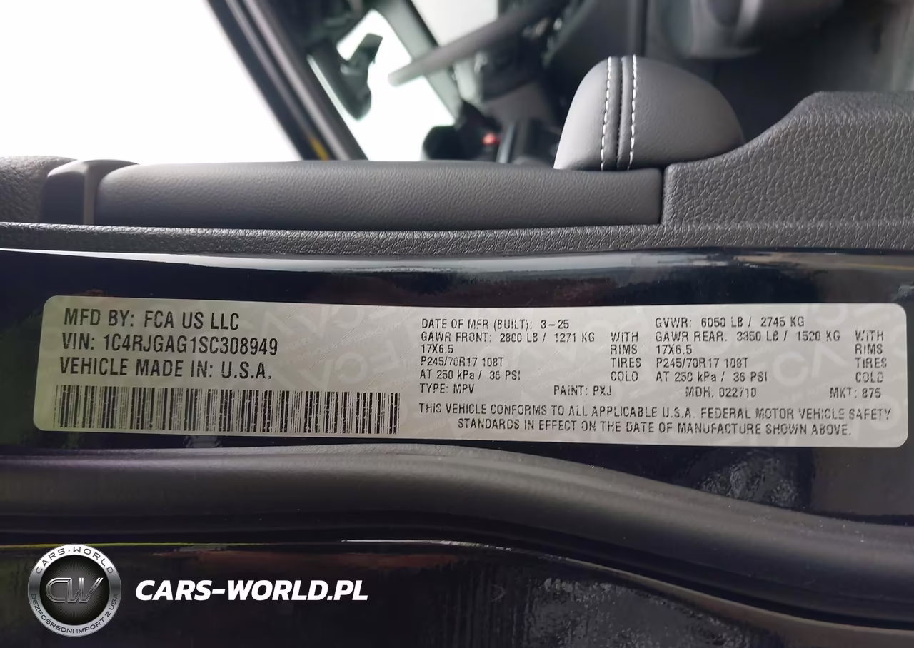 2025 Jeep Grand Cherokee Laredo 4X2 VIN:1C4RJGAG1SC308949 - 9