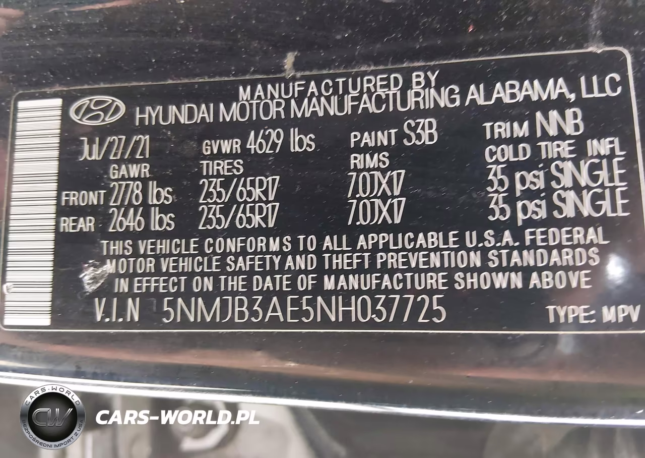 2022 Hyundai Tucson Sel VIN:5NMJB3AE5NH037725 - 9