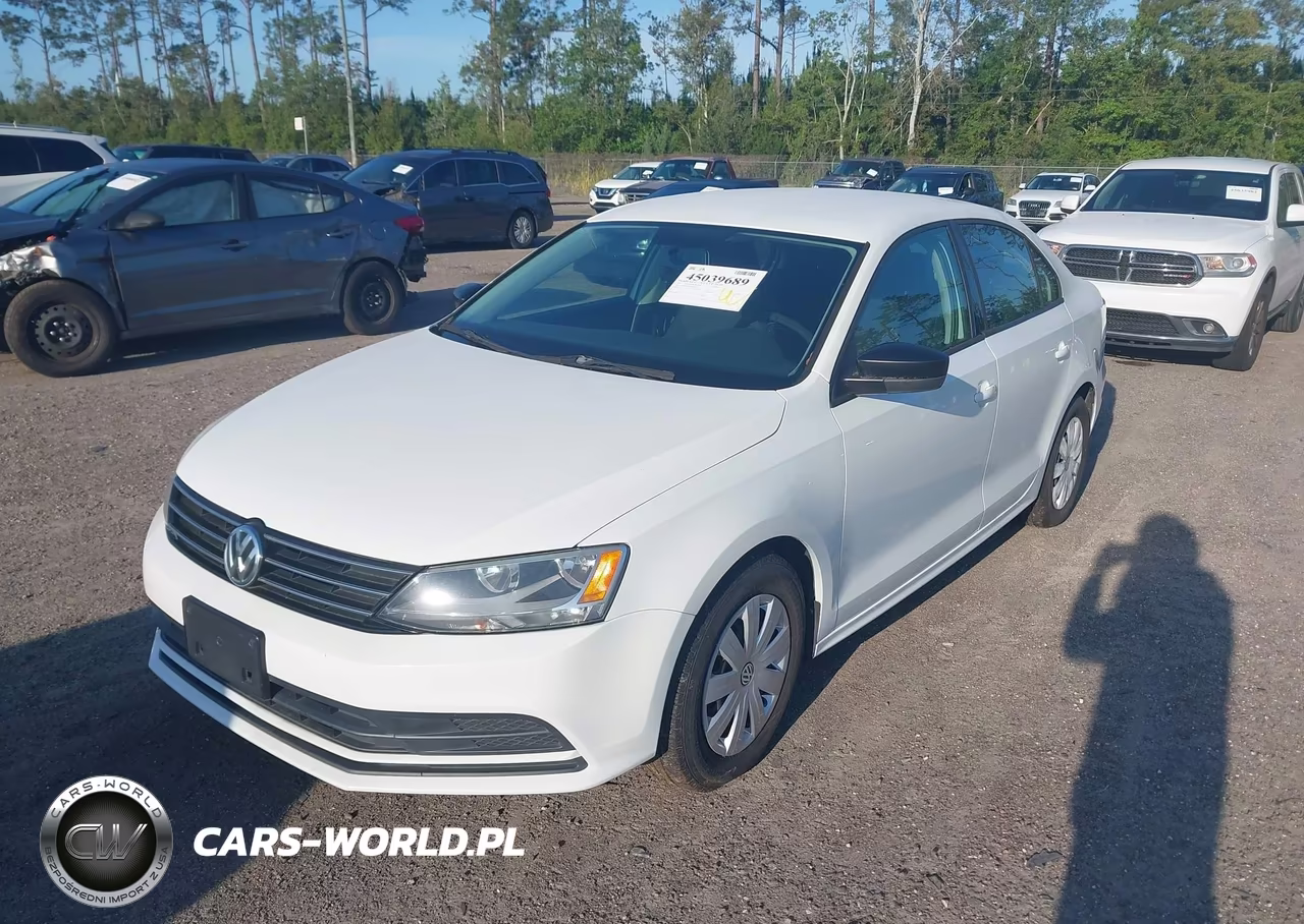 2015 Volkswagen Jetta 2.0L S VIN:3VW2K7AJXFM331982 - 2