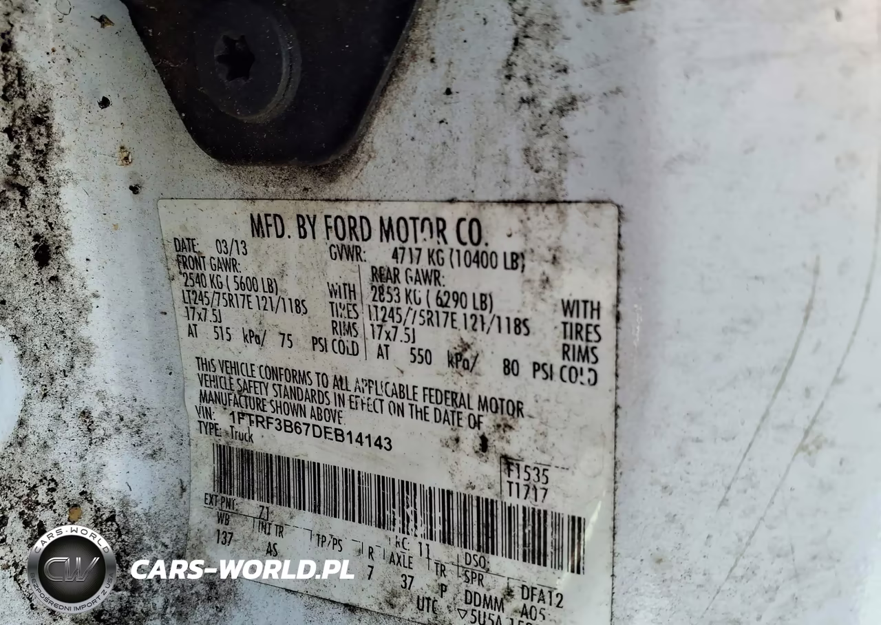 2013 Ford F-350 Xl VIN:1FTRF3B67DEB14143 - 8