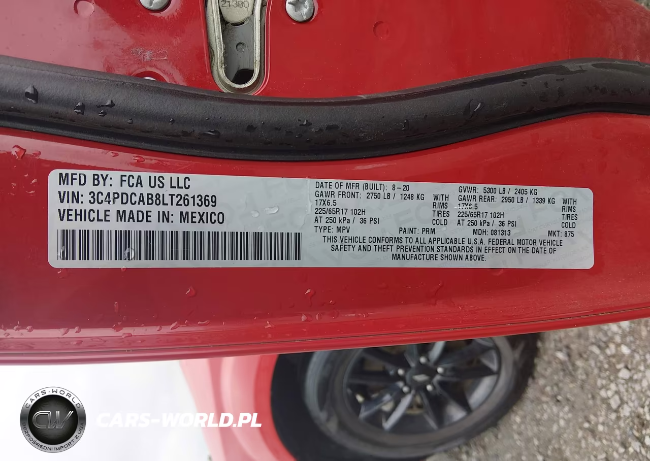 2020 Dodge Journey Se Value VIN:3C4PDCAB8LT261369 - 9