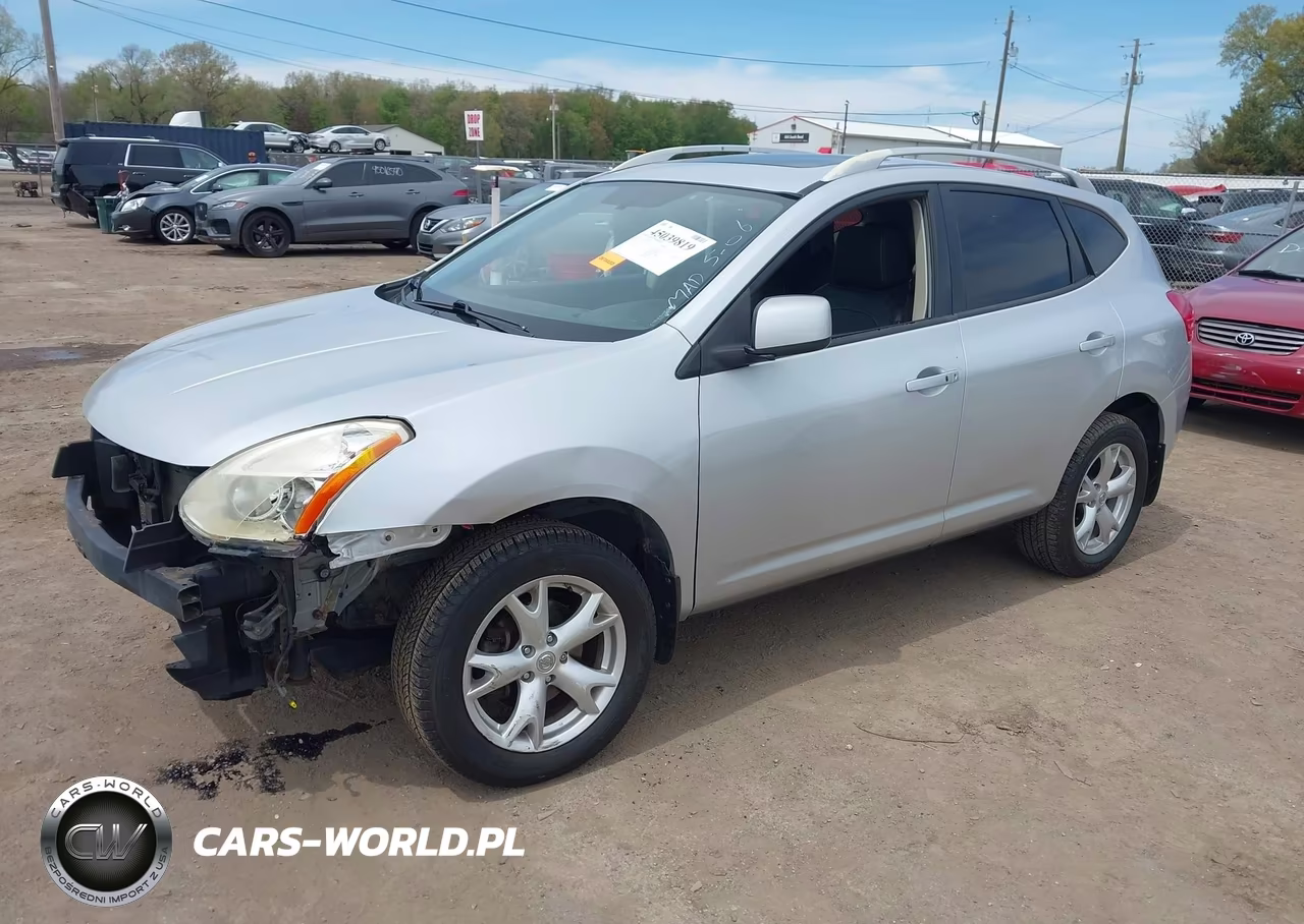 2008 Nissan Rogue Sl VIN:JN8AS58V48W400345 - 2