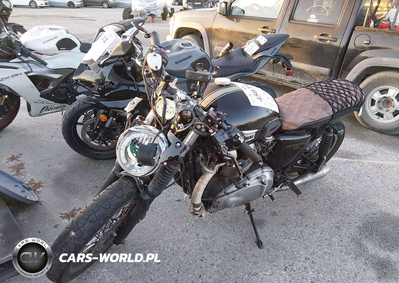 2012 Triumph Motorcycle Thruxton VIN:SMT920K14CT543573 - 2