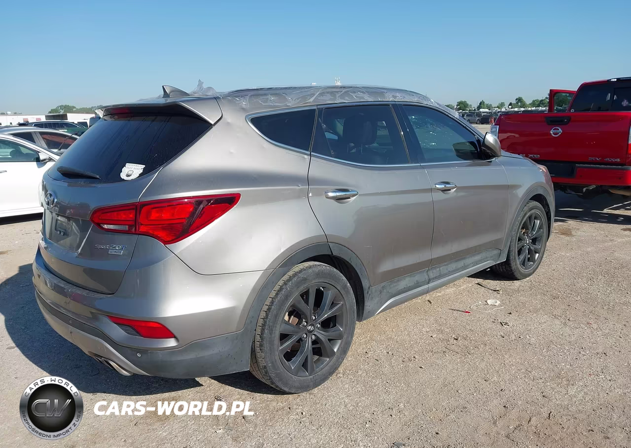 2017 Hyundai Santa Fe Sport 2.0T Ultimate VIN:5XYZW4LA5HG401678 - 4