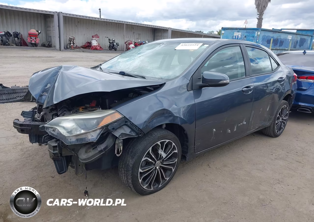 2015 Toyota Corolla S Plus VIN:5YFBURHE7FP211003 - 2