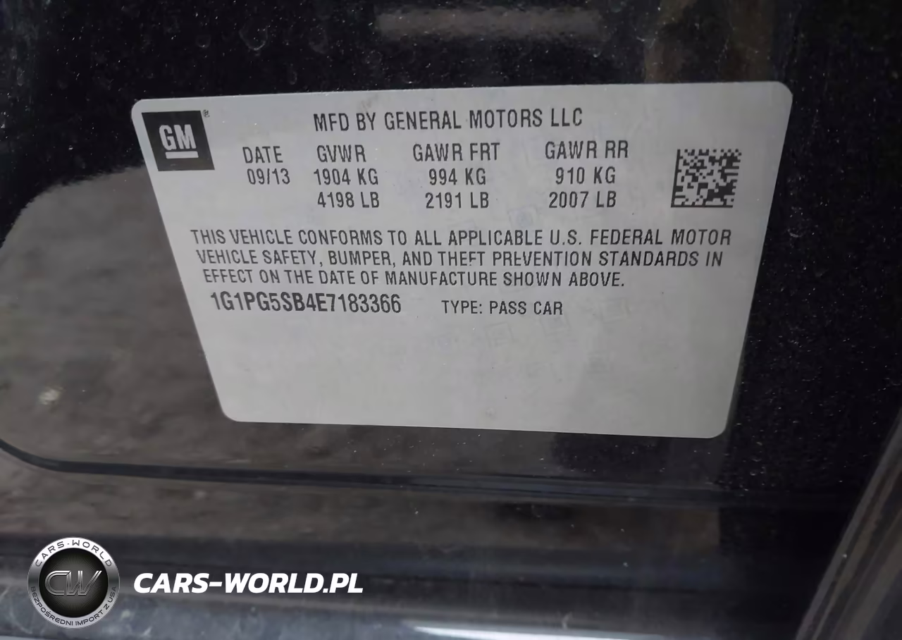 2014 Chevrolet Cruze Ltz VIN:1G1PG5SB4E7183366 - 9