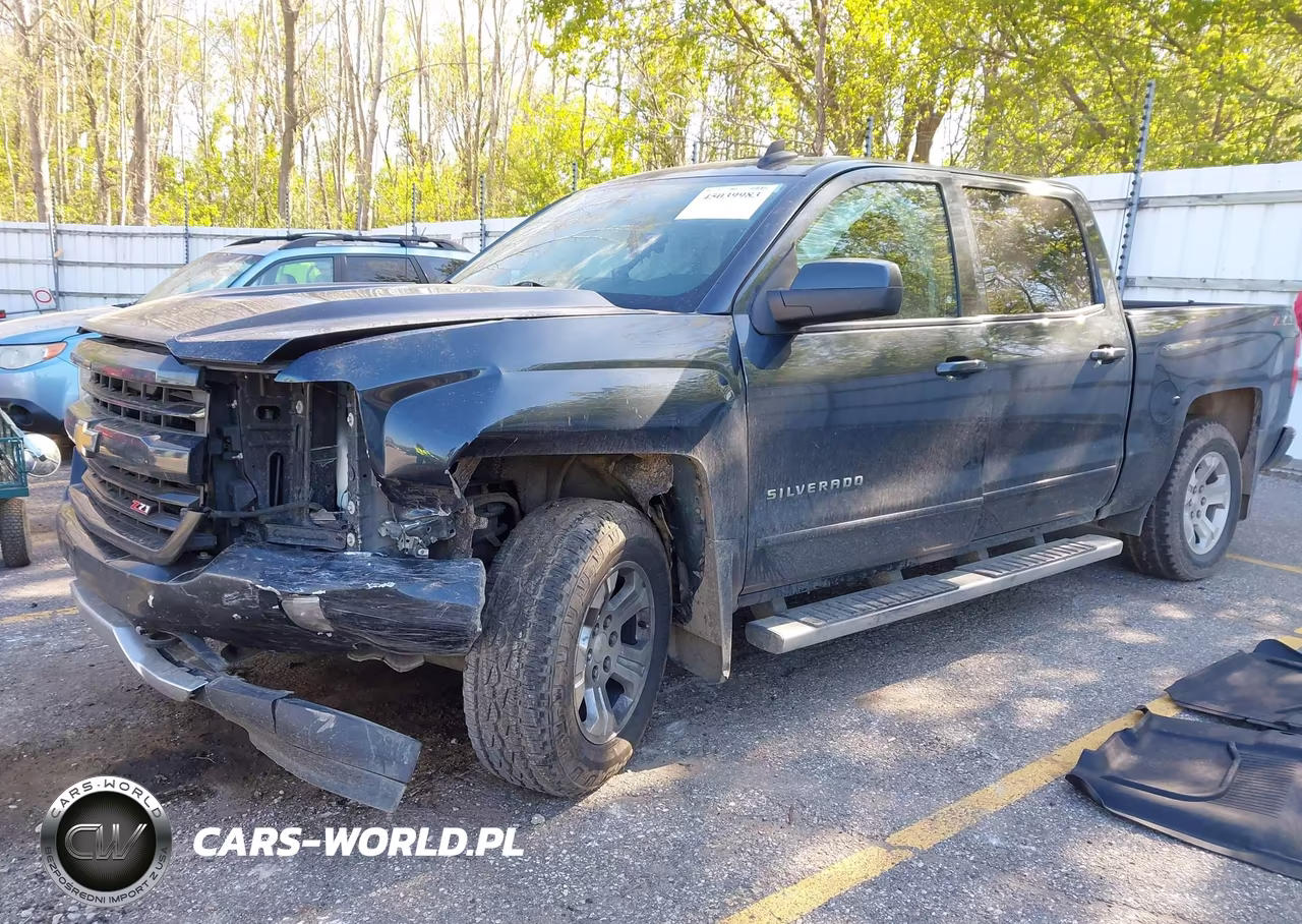 2018 Chevrolet Silverado 1500 2Lt VIN:3GCUKREC3JG191901 - 2