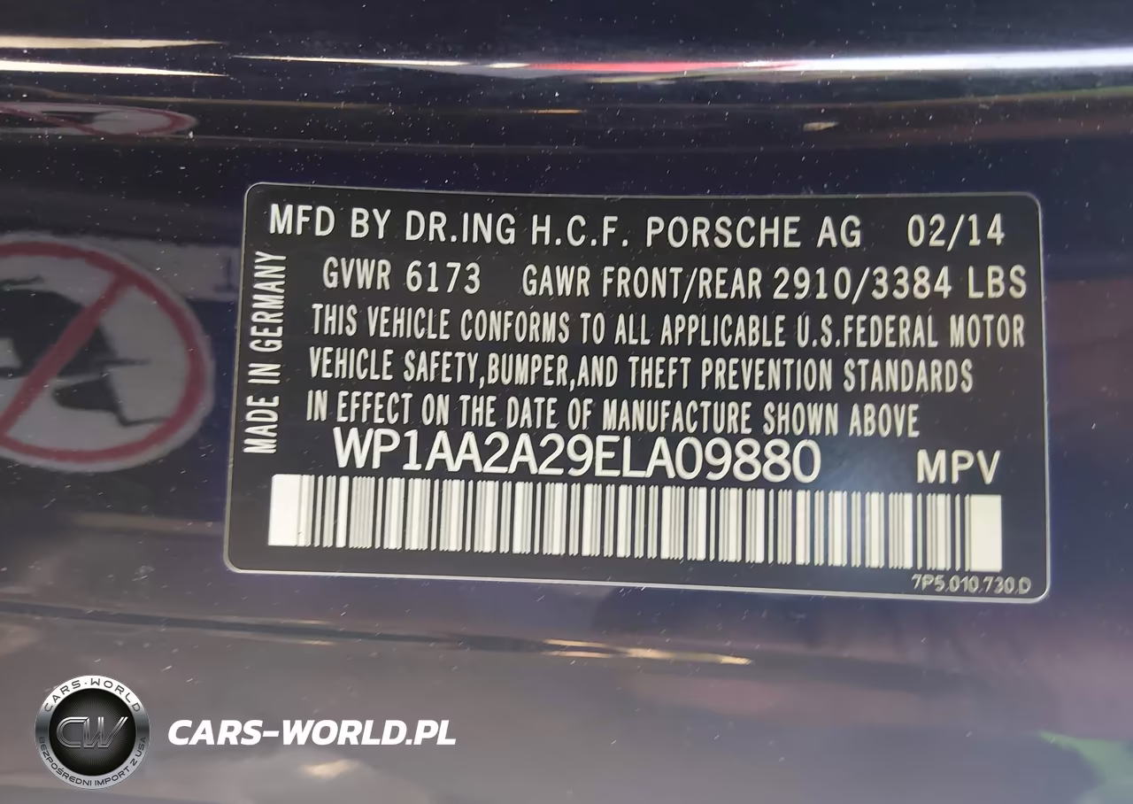 2014 Porsche Cayenne Platinum Edition VIN:WP1AA2A29ELA09880 - 9