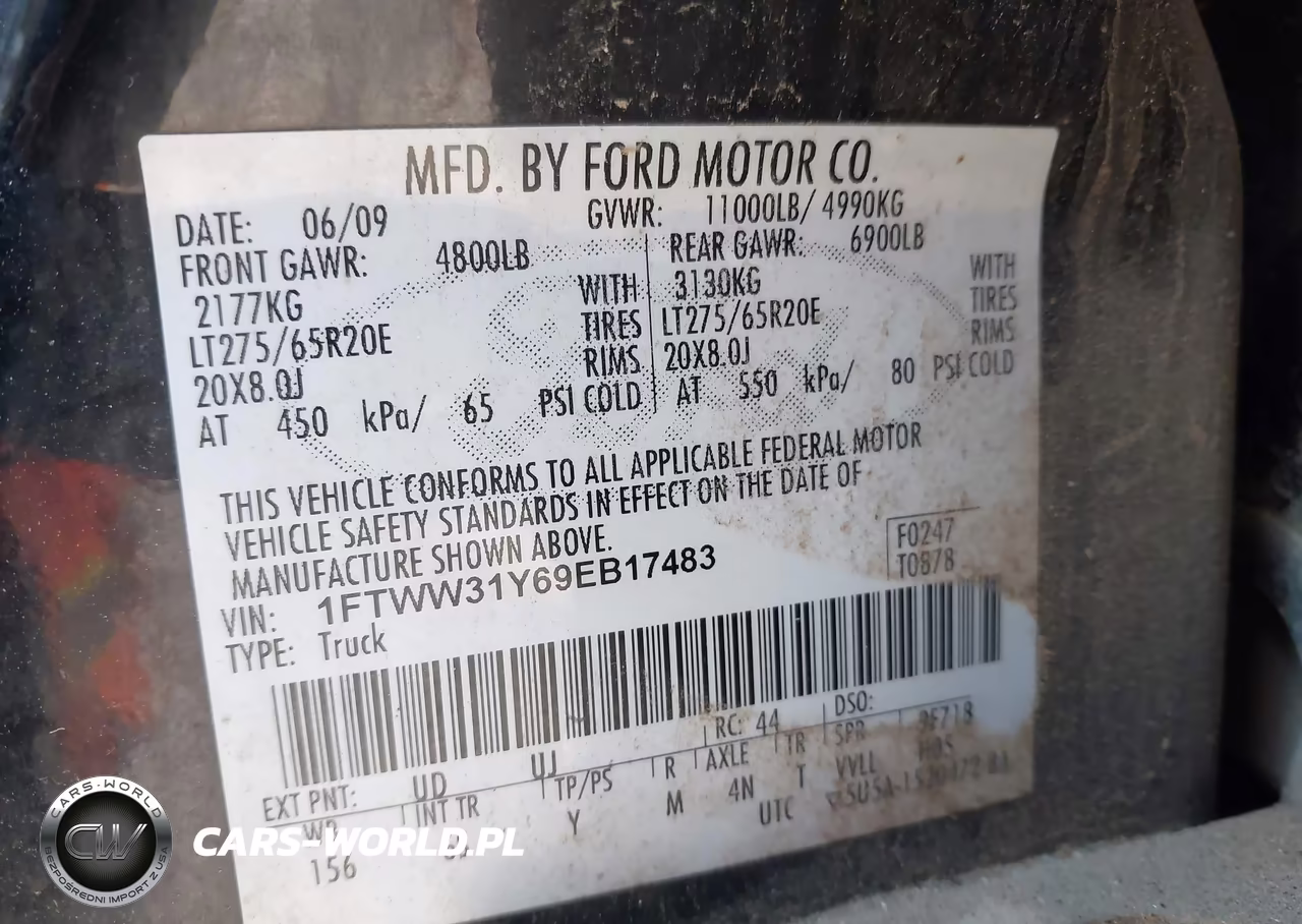 2009 Ford F-350 Fx4-Harley-Davidson-King Ranch-Lariat-Xl-Xlt VIN:1FTWW31Y69EB17483 - 8