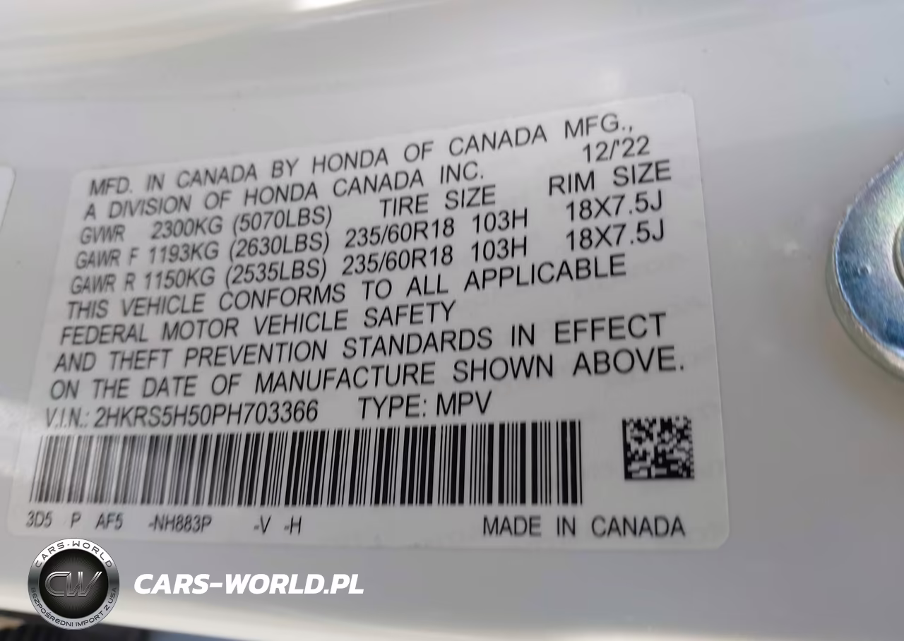 2023 Honda Cr-V Hybrid Sport VIN:2HKRS5H50PH703366 - 9