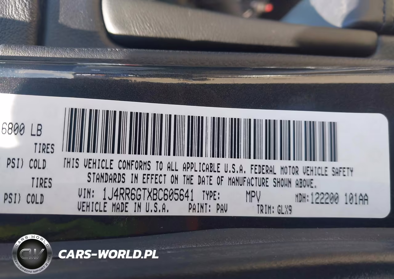 2011 Jeep Grand Cherokee Overland VIN:1J4RR6GTXBC605641 - 9