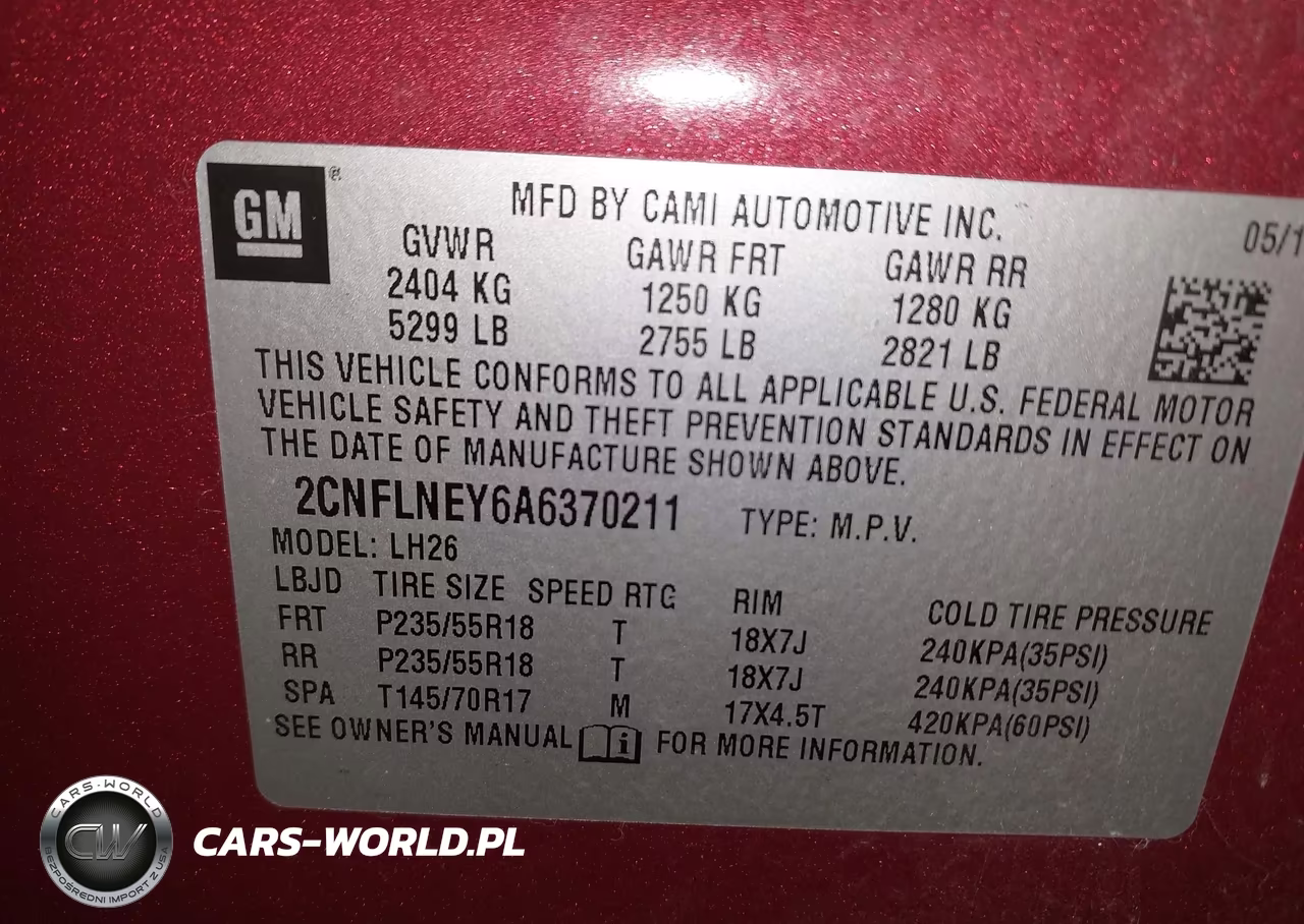2010 Chevrolet Equinox Lt VIN:2CNFLNEY6A6370211 - 9