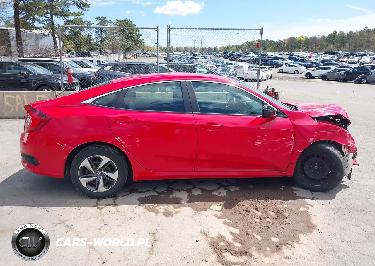 2020 Honda Civic Lx VIN:2HGFC2F66LH595088 - 13
