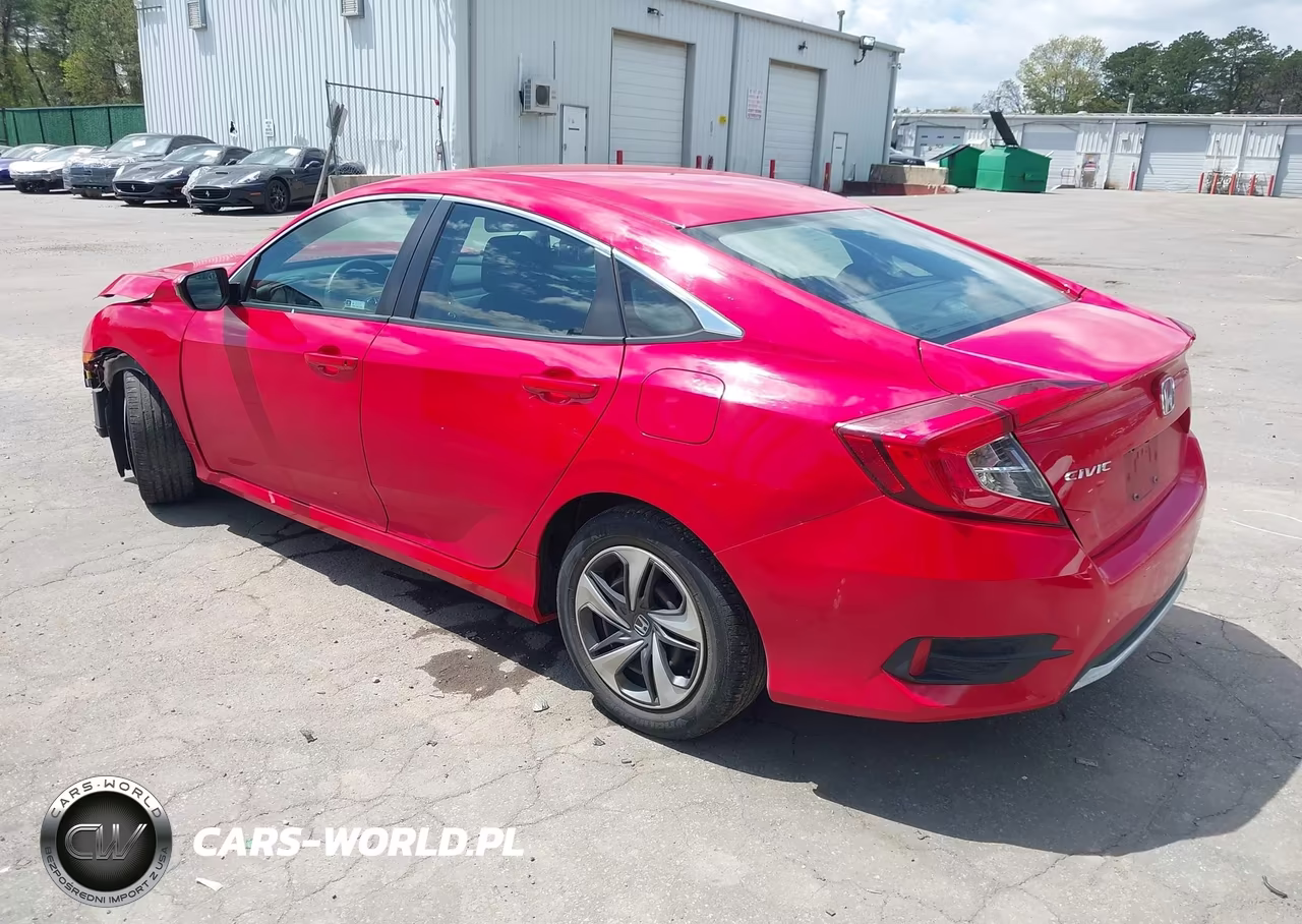 2020 Honda Civic Lx VIN:2HGFC2F66LH595088 - 3