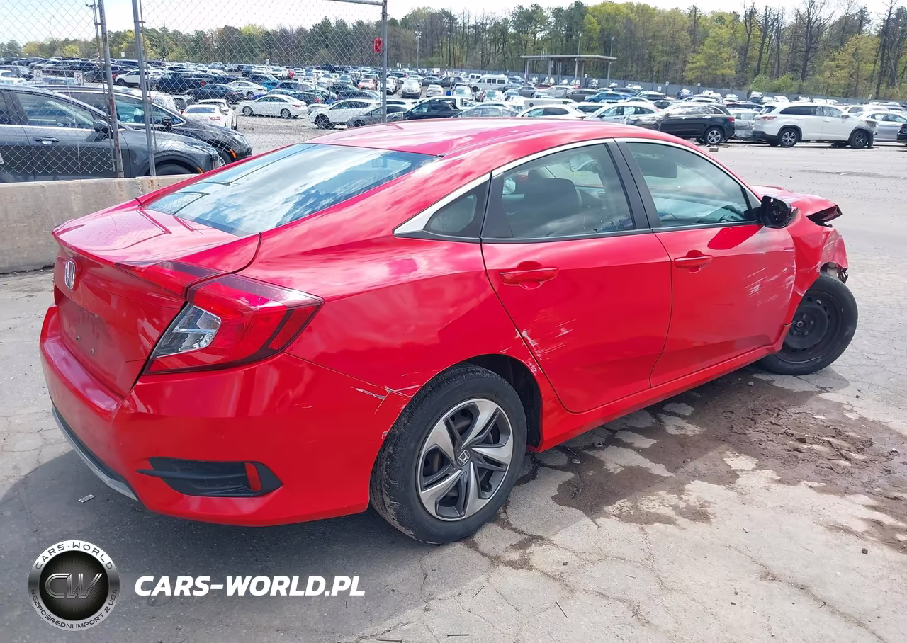 2020 Honda Civic Lx VIN:2HGFC2F66LH595088 - 4