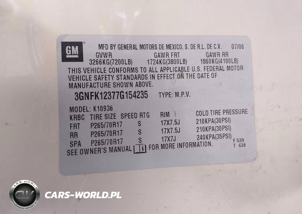 2007 Chevrolet Avalanche 1500 Lt VIN:3GNFK12377G154235 - 9