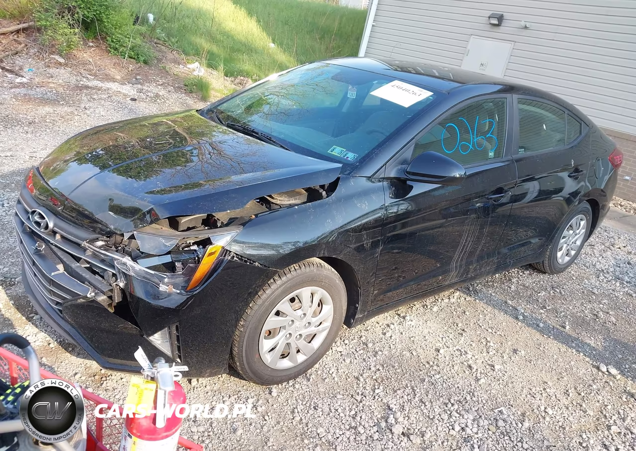 2019 Hyundai Elantra Se VIN:KMHD74LF3KU844318 - 2