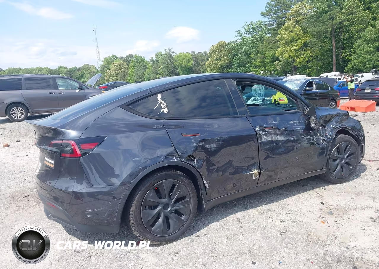 2024 Tesla Model Y Long Range Single Motor Rear-Wheel Drive-Rwd VIN:7SAYGDED3RA303984 - 4