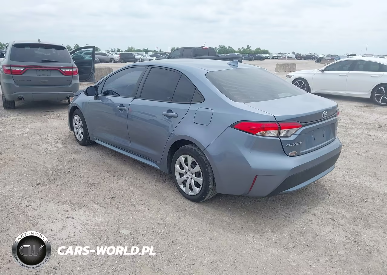 2022 Toyota Corolla Le VIN:5YFEPMAE8NP372587 - 3