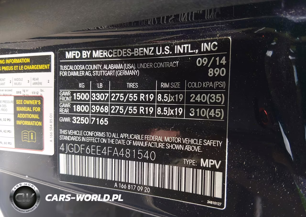 2015 Mercedes-Benz Gl 450 4Matic VIN:4JGDF6EE4FA481540 - 9