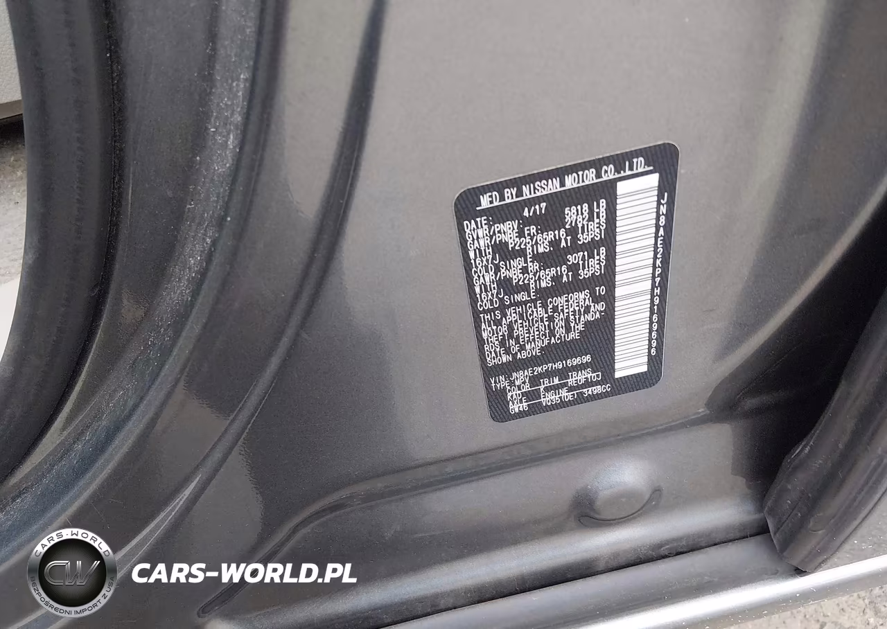 2017 Nissan Quest Sv VIN:JN8AE2KP7H9169696 - 9