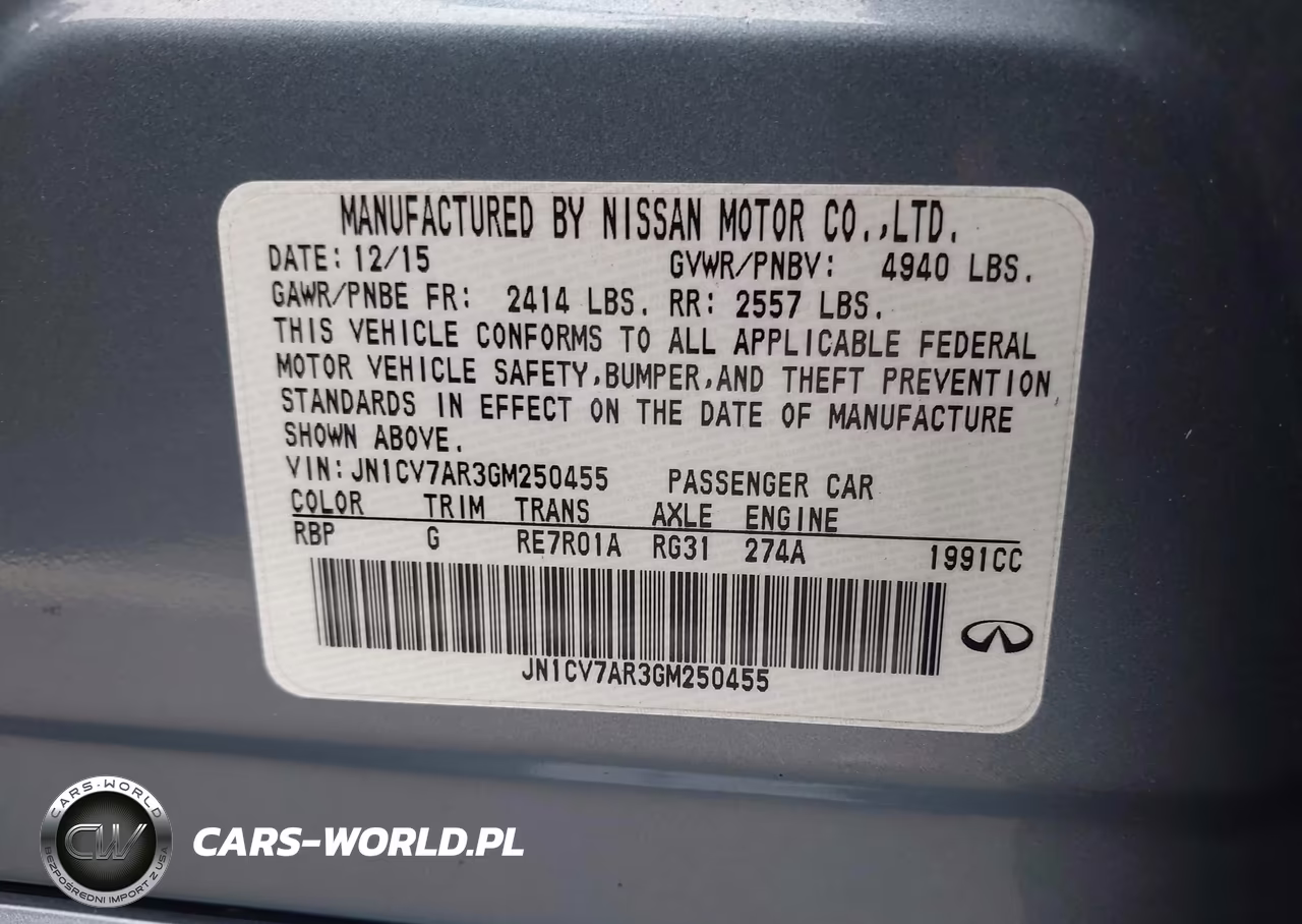 2016 Infiniti Q50 2.0T Premium VIN:JN1CV7AR3GM250455 - 9