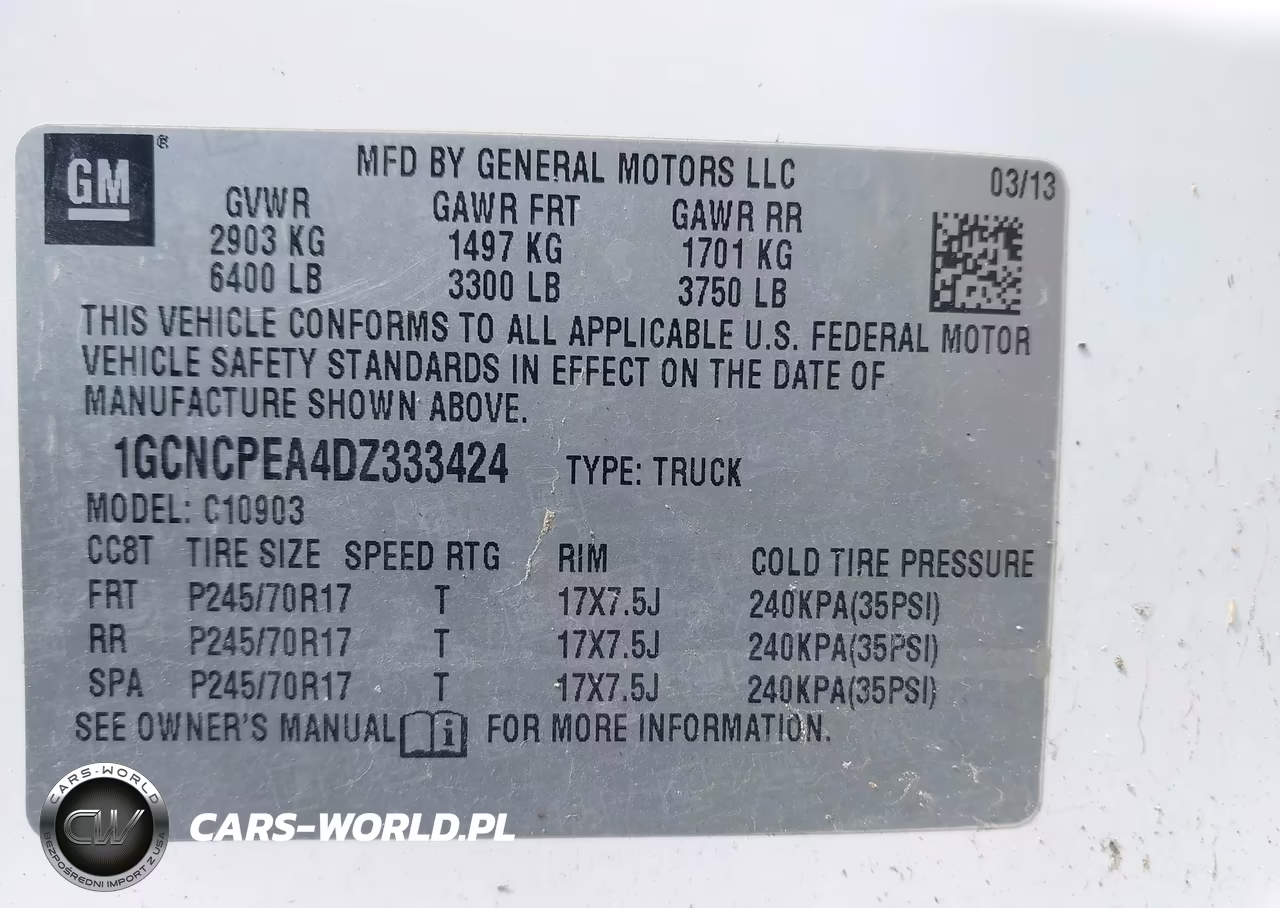 2013 Chevrolet Silverado 1500 Work Truck VIN:1GCNCPEA4DZ333424 - 9