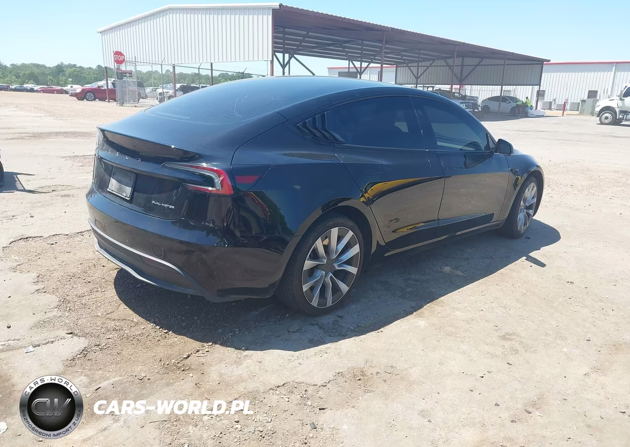 2024 Tesla Model 3 Long Range Dual Motor All-Wheel Drive VIN:5YJ3E1EB7RF814840 - 4