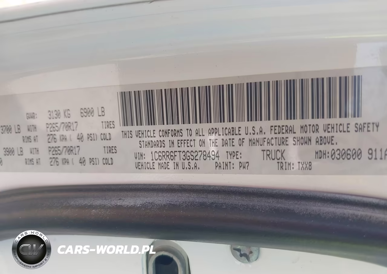2016 Ram 1500 Express VIN:1C6RR6FT3GS278494 - 9
