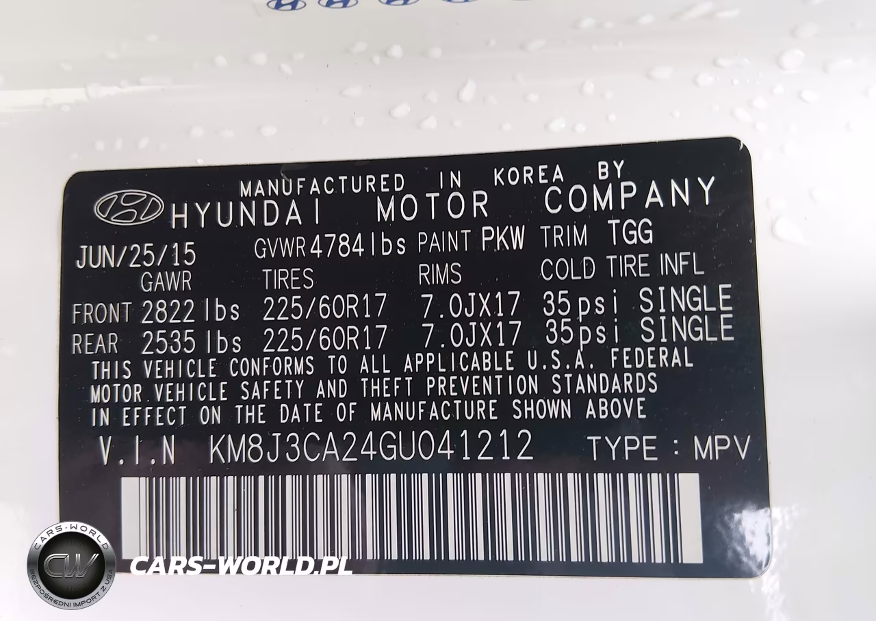 2016 Hyundai Tucson Eco VIN:KM8J3CA24GU041212 - 9