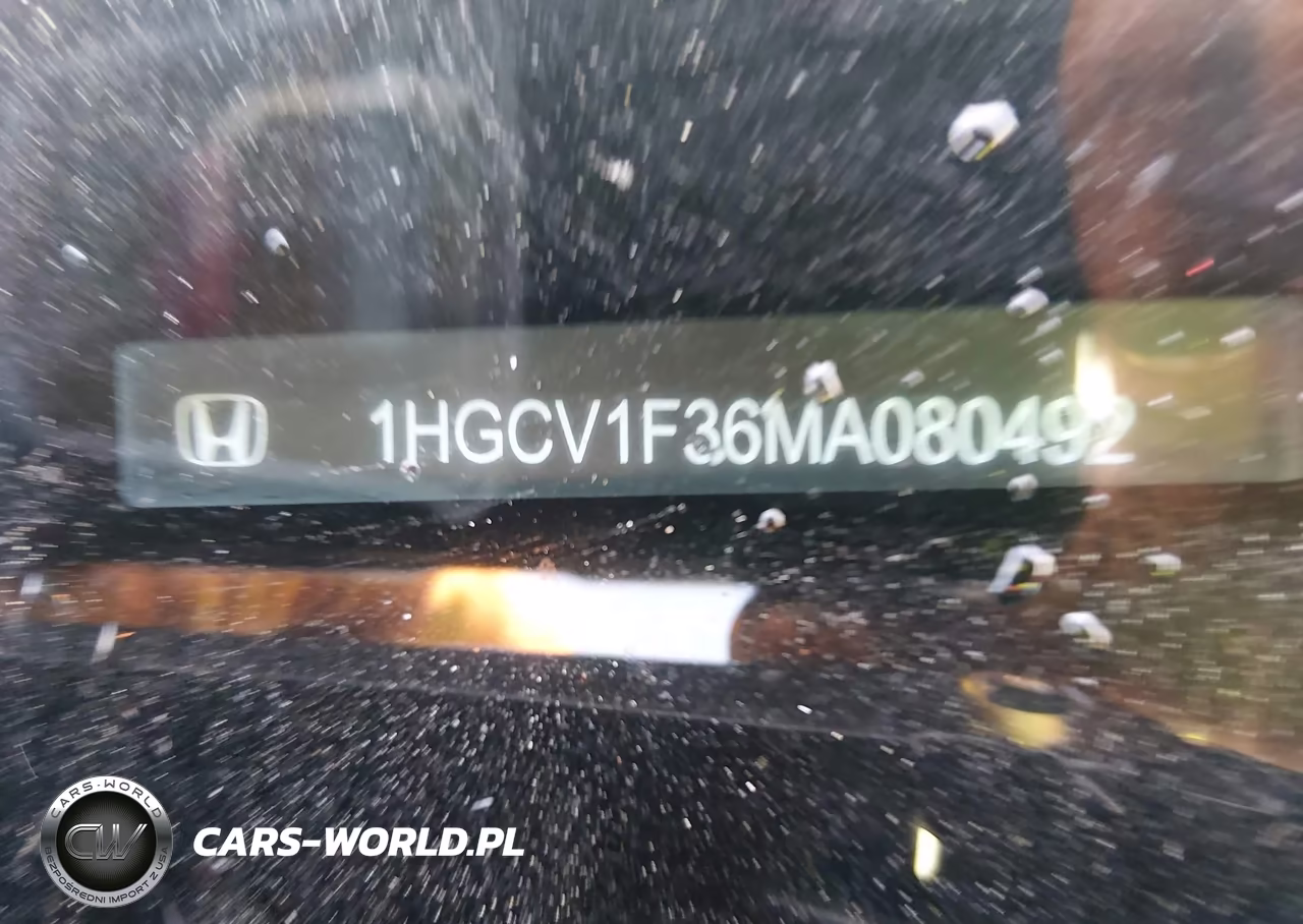 2021 Honda Accord Sport VIN:1HGCV1F36MA080492 - 9