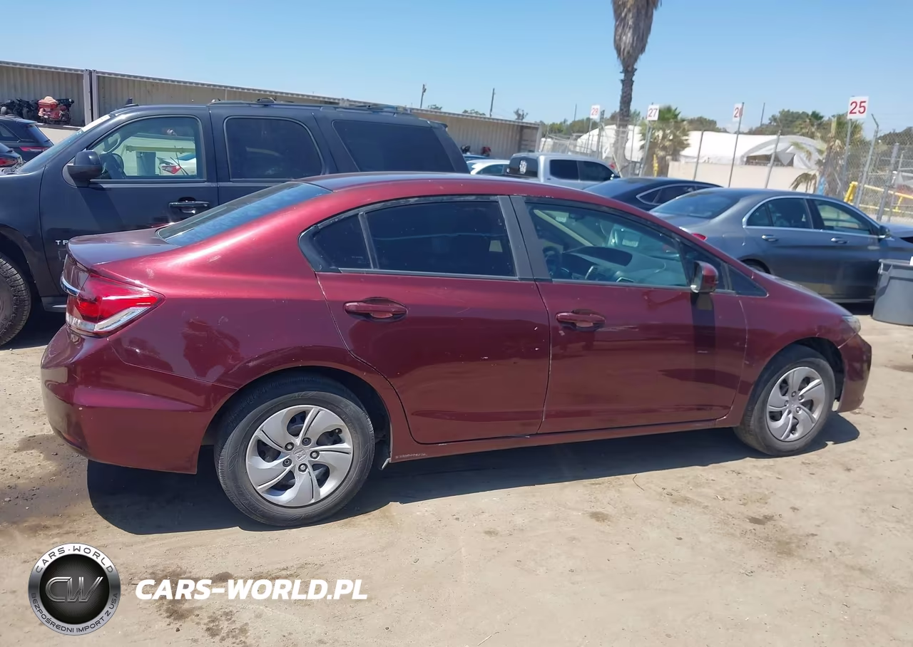 2014 Honda Civic Lx VIN:19XFB2F55EE255227 - 13