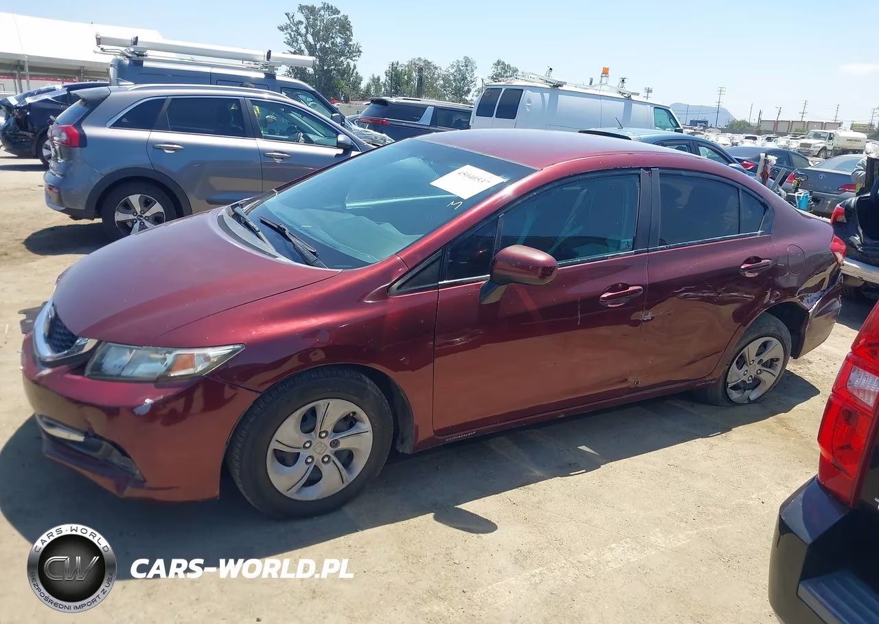 2014 Honda Civic Lx VIN:19XFB2F55EE255227 - 14