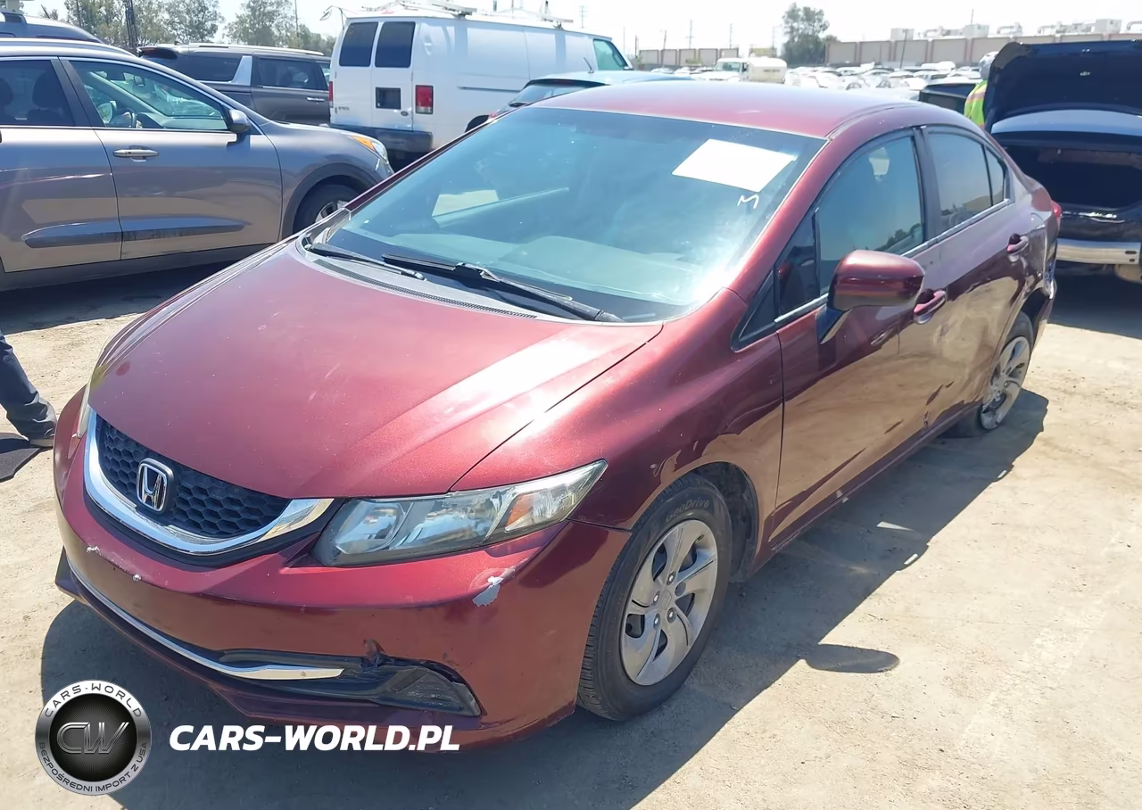 2014 Honda Civic Lx VIN:19XFB2F55EE255227 - 2