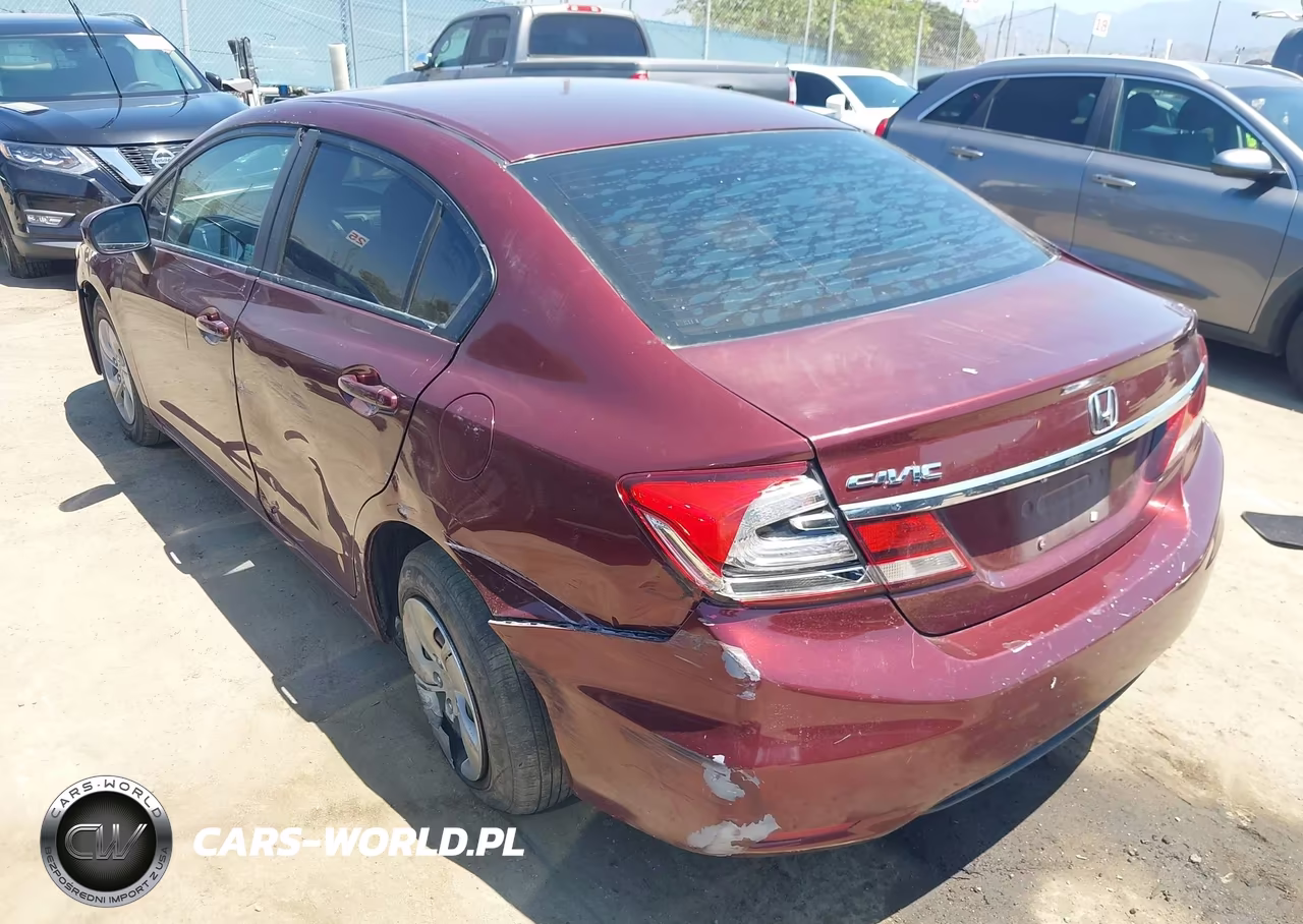 2014 Honda Civic Lx VIN:19XFB2F55EE255227 - 3