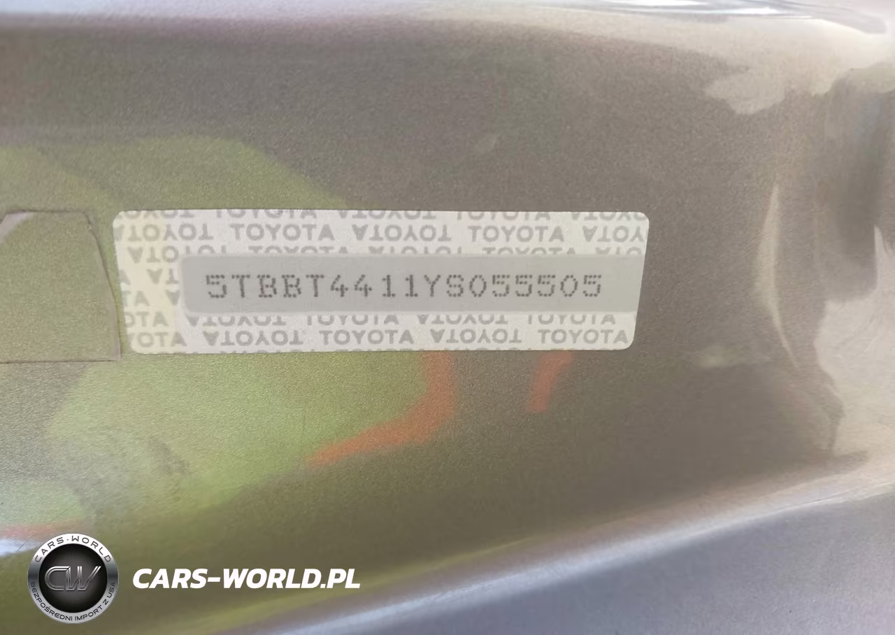 2000 Toyota Tundra Sr5 V8 VIN:5TBBT4411YS055505 - 9