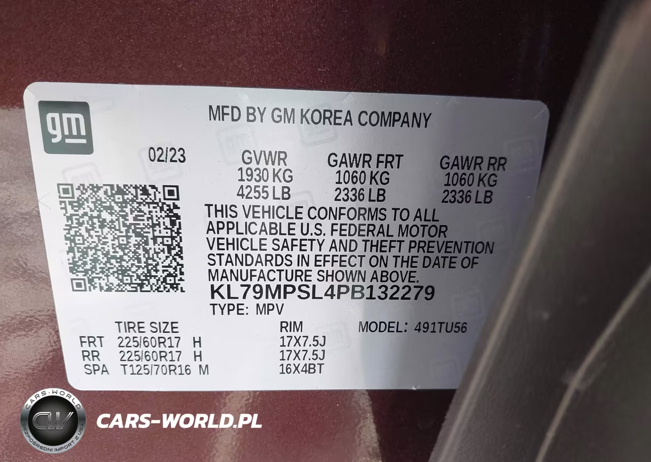 2023 Chevrolet Trailblazer Fwd Lt VIN:KL79MPSL4PB132279 - 9