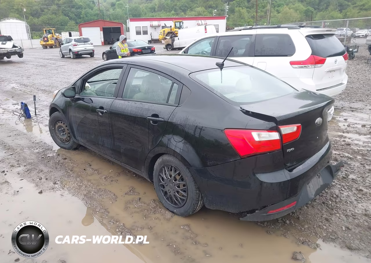 2013 Kia Rio Lx VIN:KNADM4A32D6229673 - 3