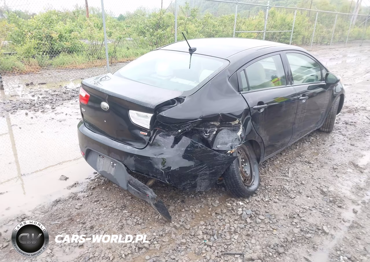 2013 Kia Rio Lx VIN:KNADM4A32D6229673 - 4