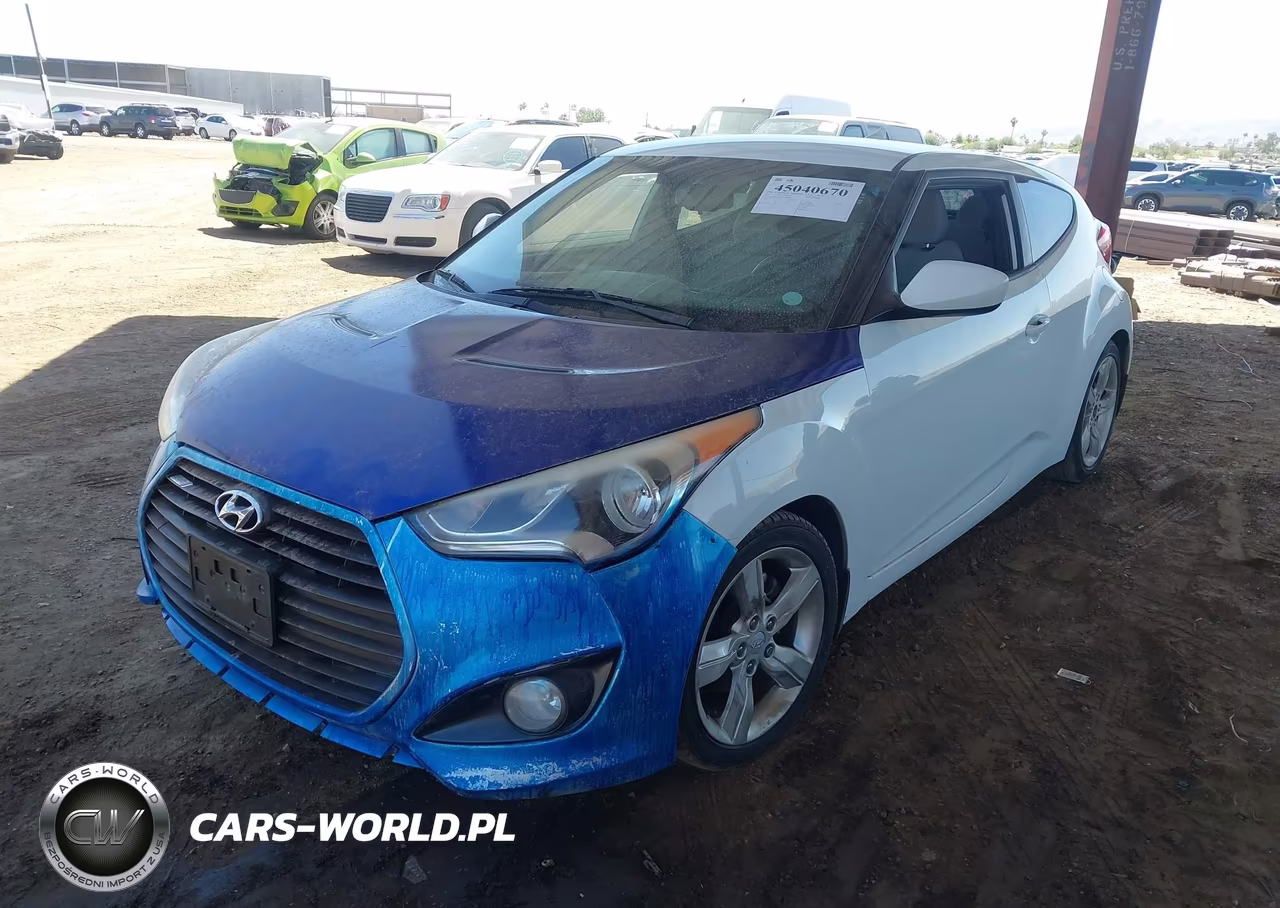 2012 Hyundai Veloster Base W-Gray VIN:KMHTC6AD2CU066048 - 2