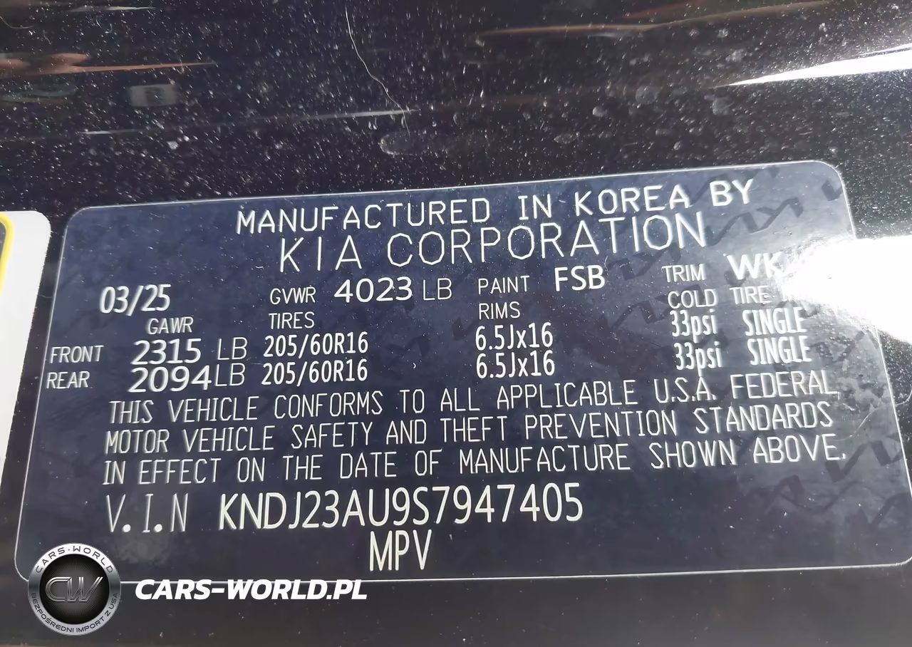 2025 Kia Soul Lx VIN:KNDJ23AU9S7947405 - 9