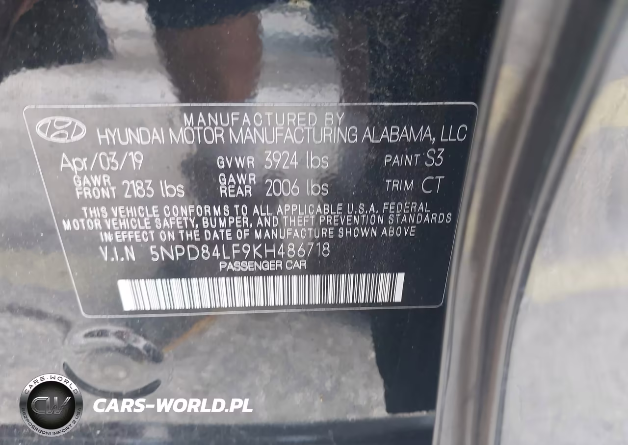 2019 Hyundai Elantra Sel VIN:5NPD84LF9KH486718 - 9